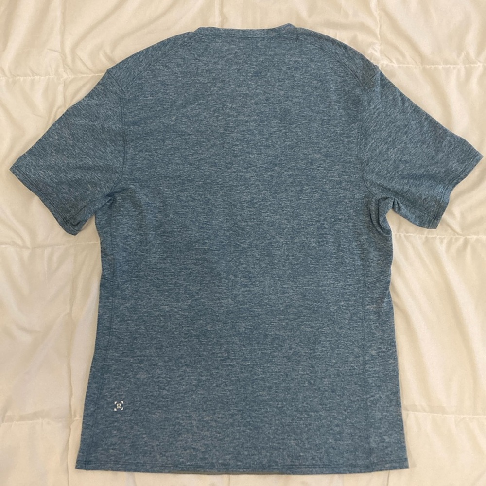 Lululemon Somatic Aero Short Sleeve Heather Blue Size M